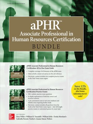 cover image of aPHR Associate Professional in Human Resources Certification Bundle
